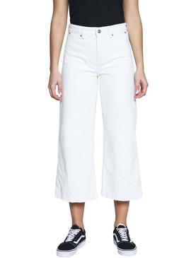 Pantalón Vaquero Pepe Jeans Croove Blanco Mujer