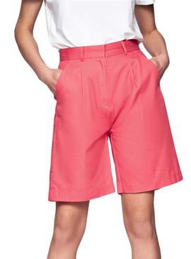 Bermudas Pepe Jeans Laetitia Rosa Para Mujer