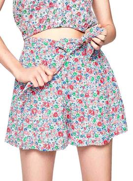 Short Pepe Jeans Paulina Floral Mujer