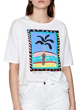 Camiseta Pepe Jeans Lali Blanco Mujer
