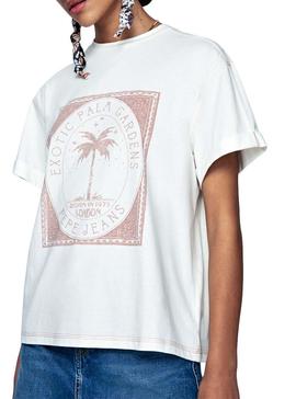 Camiseta Pepe Jeans Peace Para Mujer