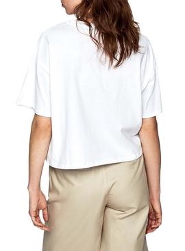 Camiseta Pepe Jeans Francesca Blanco Para Mujer