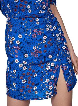 Vestido Pepe Jeans Aitana Floral Azul Para Mujer