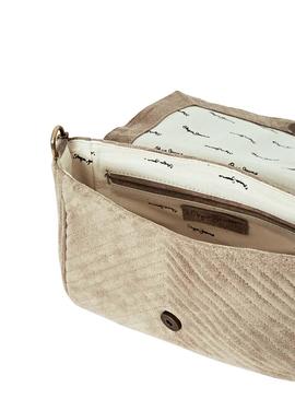 Bolso Pepe Jeans Polonia Beige para Mujer