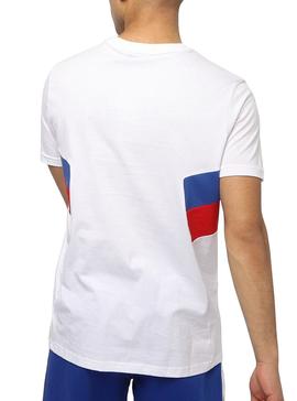 Camiseta Fila Barry Blanco Para Hombre