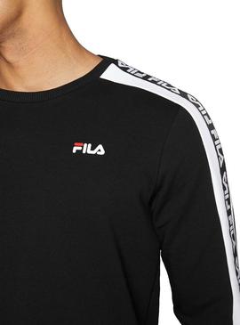 Sudadera Fila Teom Negro Para Hombre