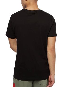 Camiseta Fila Tobal Negro Para Hombre