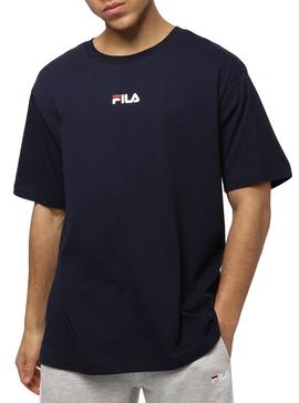 Camiseta Fila Bender Marino Para Hombre