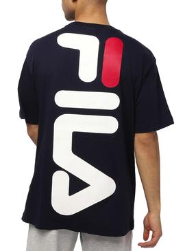 Camiseta Fila Bender Marino Para Hombre