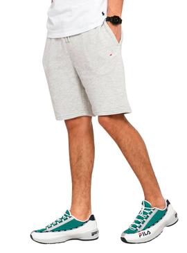 Bermuda Fila Eldon Gris Para Hombre