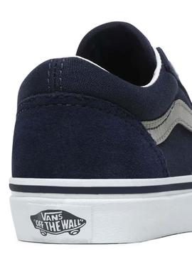 Zapatillas Vans JN Old Skool Azul Para Niño Y Niña