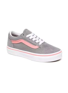 Zapatilla Vans JN Old Gris para Niña