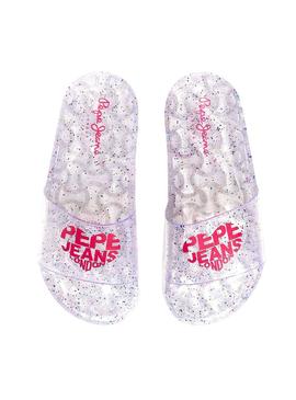 Sandalia Pepe Jeans Wave Glitter Para Niña