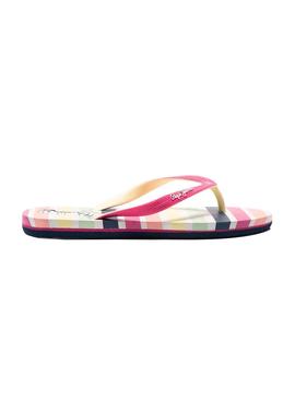 Chanclas Pepe Jeans Dorset Stripes Para Niña