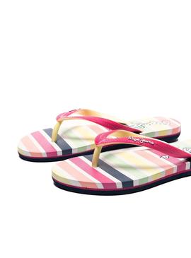 Chanclas Pepe Jeans Dorset Stripes Para Niña