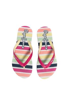 Chanclas Pepe Jeans Dorset Stripes Para Niña