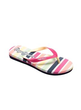 Chanclas Pepe Jeans Dorset Stripes Para Niña