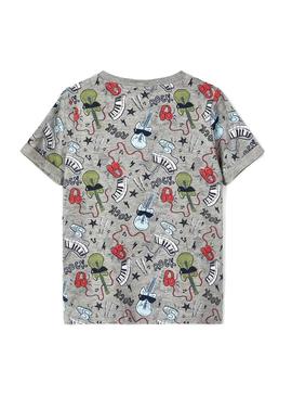 Camiseta Name It Darock Gris para Niño 