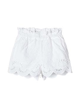 Shorts Name It Felicity Blanco para Niña