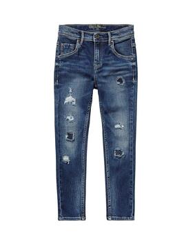 Pantalon vaquero Pepe Jeans Hero Destroy Azul