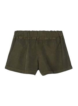 Shorts Name It Feefee Verde para Niña