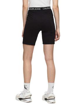 Shorts Ciclistas Calvin Klein Milano Negro Mujer