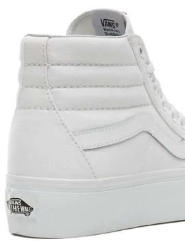 Zapatillas Vans Sk8-Hi 2.0 Platform Blanco Mujer