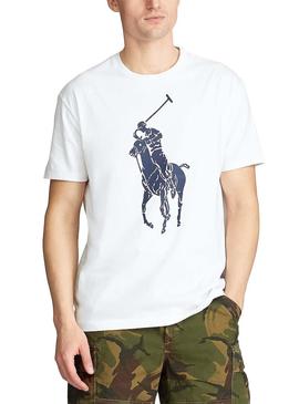 Camiseta Polo Ralph Lauren Big Pony Blanco Hombre