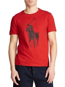Camiseta Polo Ralph Lauren Big Pony Rojo Hombre