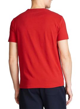 Camiseta Polo Ralph Lauren Big Pony Rojo Hombre