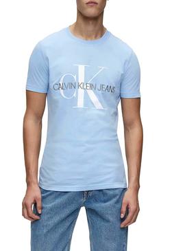 Camiseta Calvin Klein Vegetable Monogram Azul