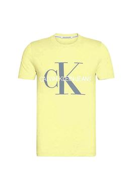 Camiseta Calvin Klein Vegetable Monogram Amarillo