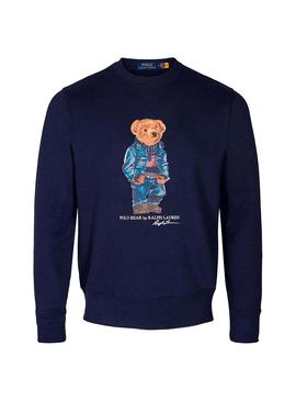 Sudadera Polo Ralph Lauren Teddy Marino Hombre