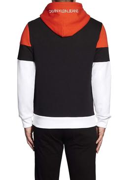 Sudadera Calvin Klein Color Block Hoodie Hombre