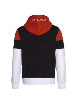 Sudadera Calvin Klein Color Block Hoodie Hombre