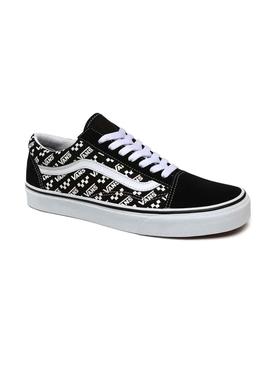 Zapatillas Vans Old Skool Logo Repeat Negro Hombre