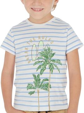 Camisetas Mayoral Windsurf Verde para Niño