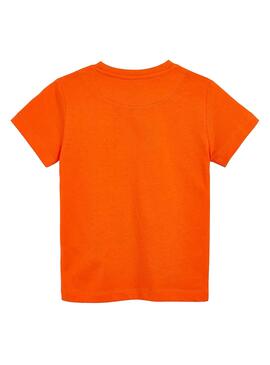 Camiseta Mayoral Safari Naranja para Niño