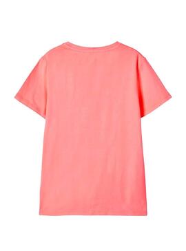 Camiseta Name It Fike Coral para Niño