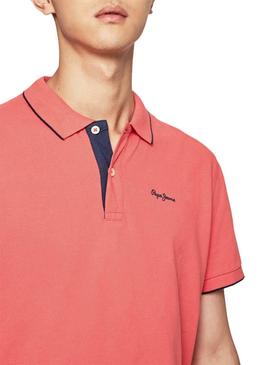 Polo Pepe Jeans Lucas Coral para Hombre