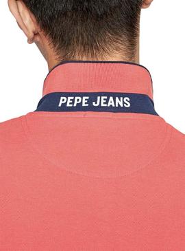 Polo Pepe Jeans Lucas Coral para Hombre