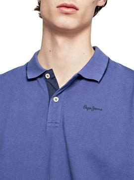 Polo Pepe Jeans Lucas Azul para Hombre