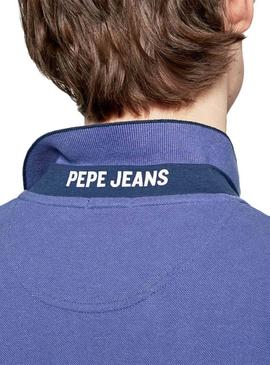 Polo Pepe Jeans Lucas Azul para Hombre