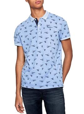 Polo Pepe Jeans Lacy Azul para Hombre