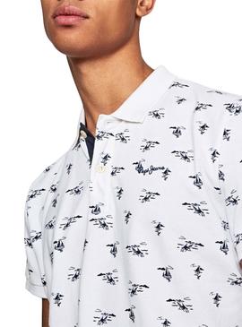 Polo Pepe Jeans Lacy Blanco para Hombre