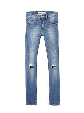 Pantalon Vaquero Levis 519 Rotos Para Nino