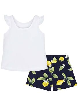 Conjunto Mayoral Lemon Blanco para Niña