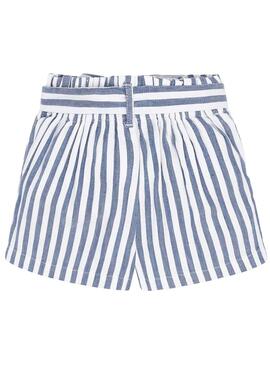 Short Mayoral Rayas Azul para Niña