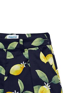 Short Mayoral Lemon Azul para Niña