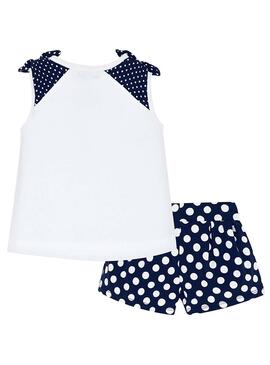 Conjunto Mayoral Topos Azul para Niña